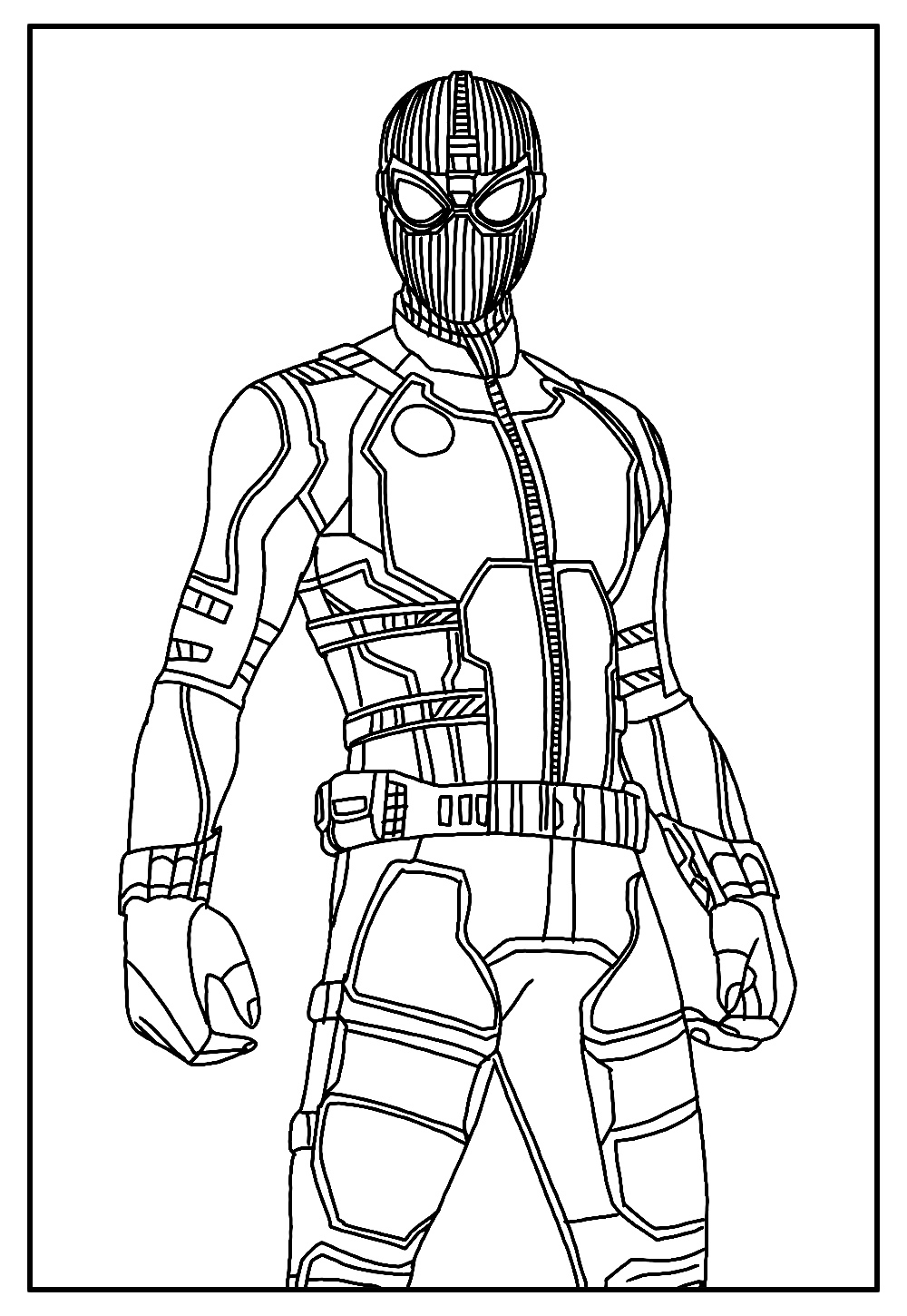 Desenho do Homem-Aranha para Colorir Online - Pinte Online