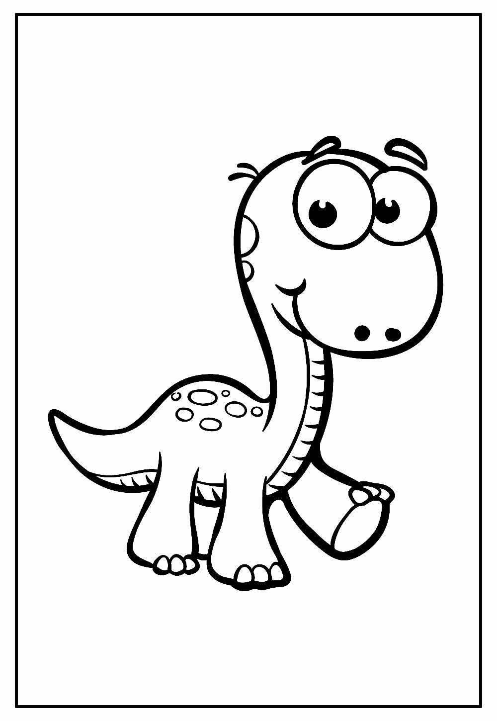 Desenhos de Dinossauros para Colorir e Imprimir - Colorir Tudo