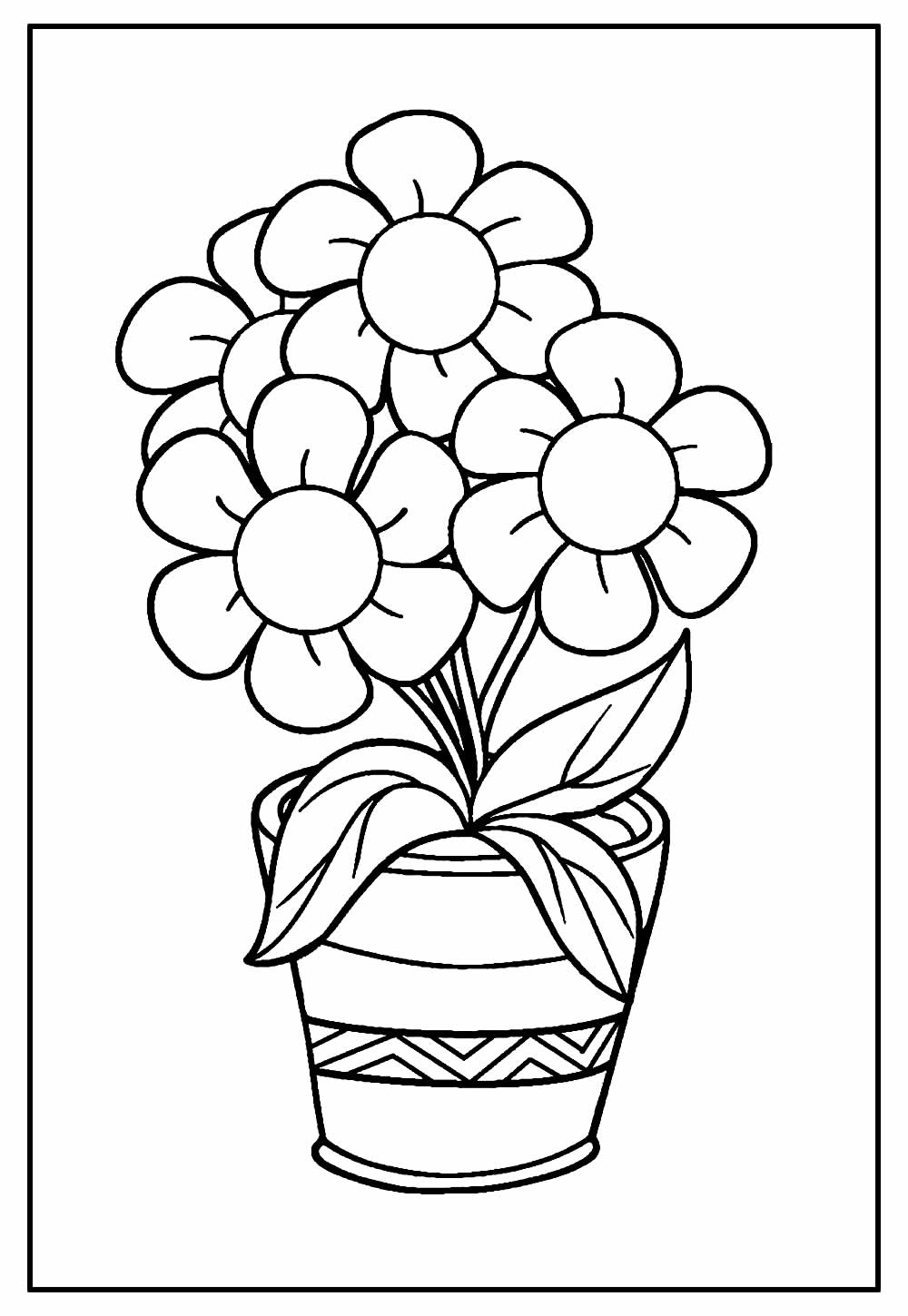 Desenhos de Flores para imprimir e colorir - Pinte Online