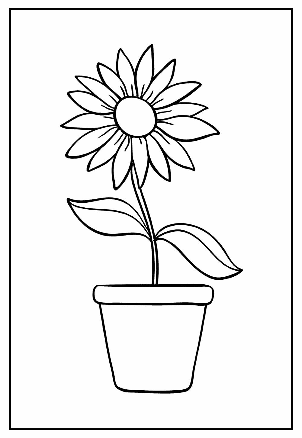 Desenhos para colorir de desenho de flores rosas para colorir  