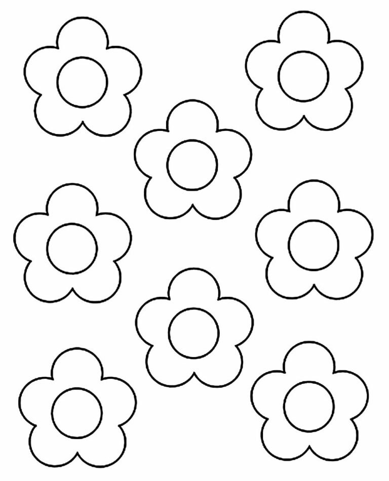 Desenhos de Flores para imprimir e colorir - Pinte Online