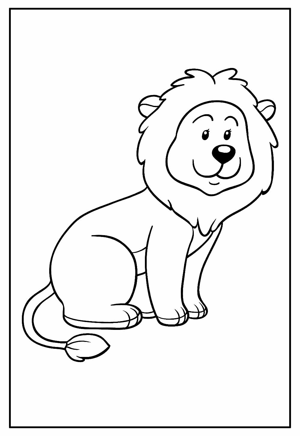 Colorir Desenho de Leão