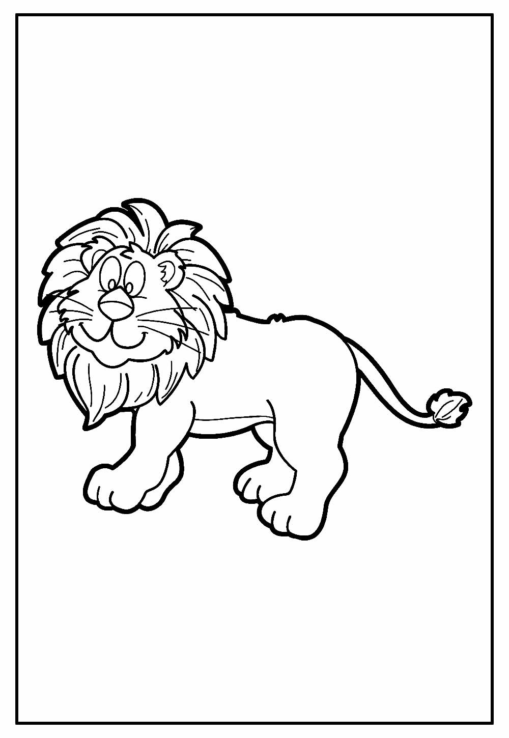 Colorir Desenho de Leão