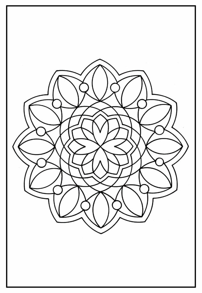 Desenho de Mandala
