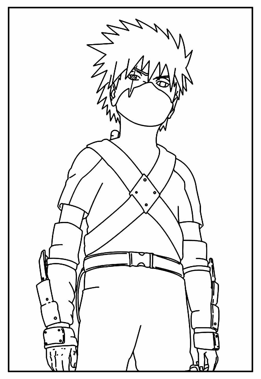 Desenho de Naruto para imprimir e pintar