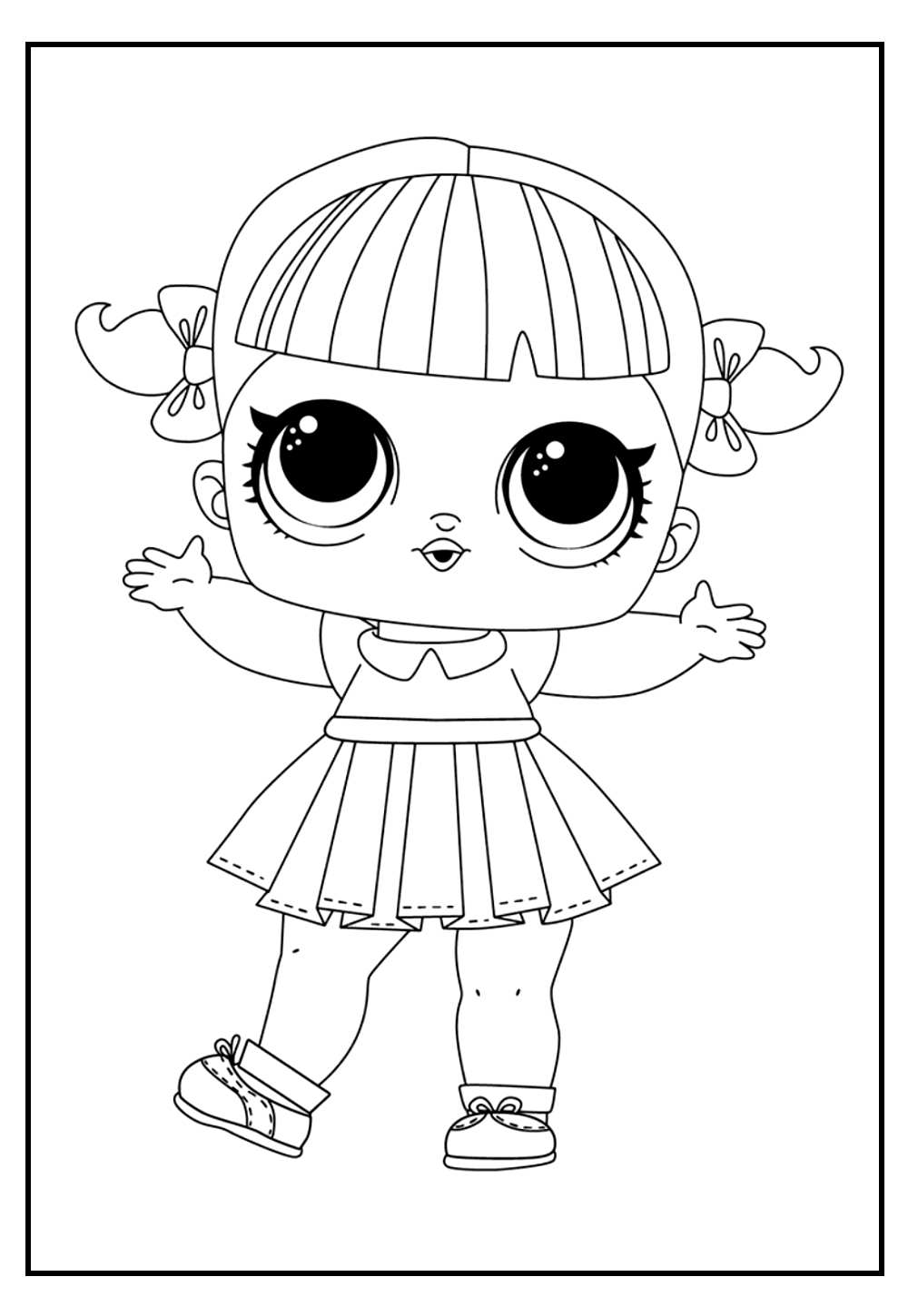 Desenho Boneca LOL Colorir
