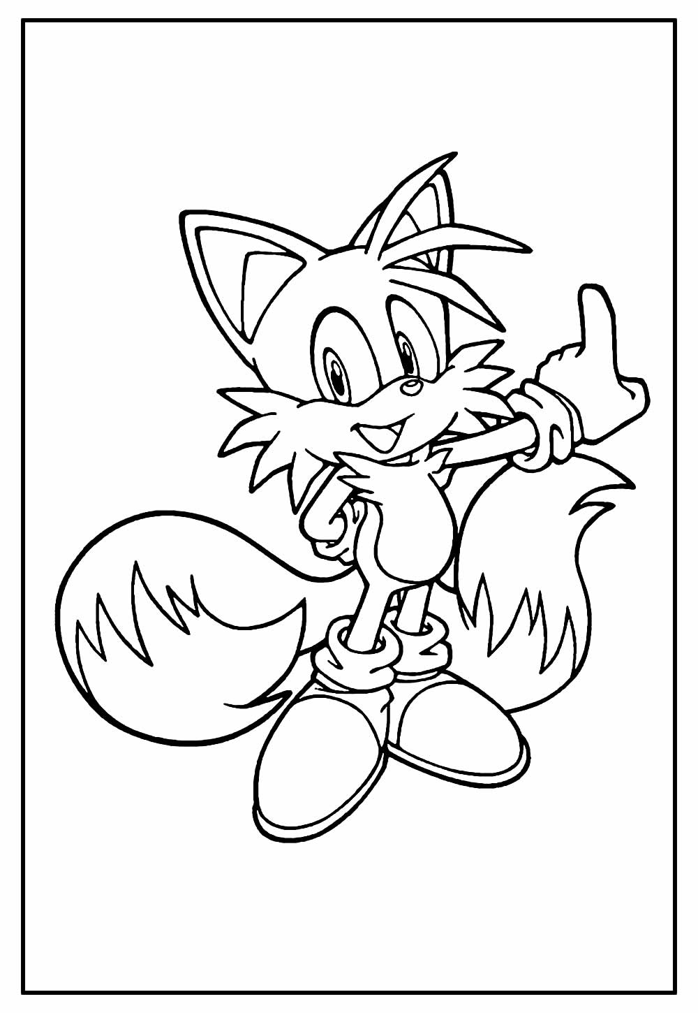 Desenhos do Sonic para Colorir e Imprimir - Brinquedos de Papel