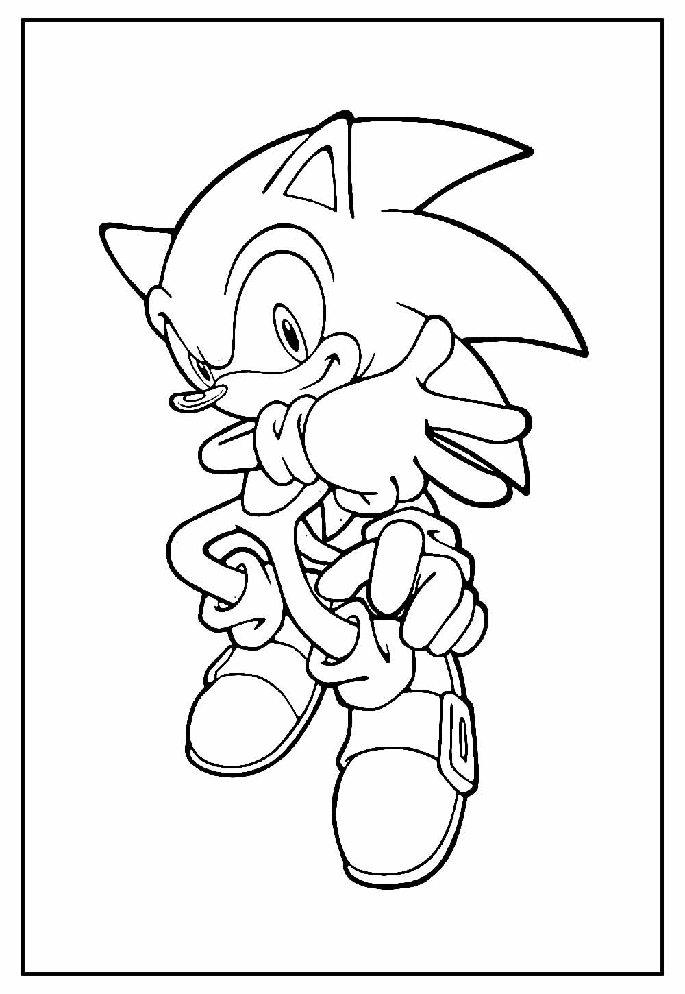 Tails Sonic para colorir - Desenhos Imprimir