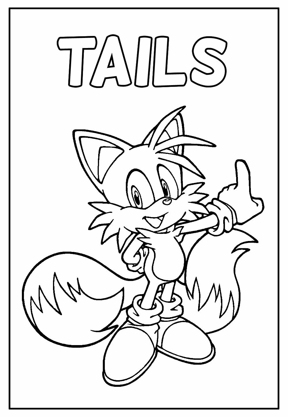 Desenhos para colorir Sonic