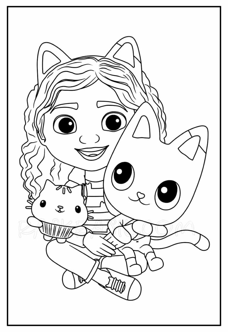 Desenhos da Casa Mágica da Gabby para imprimir - Pinte Online