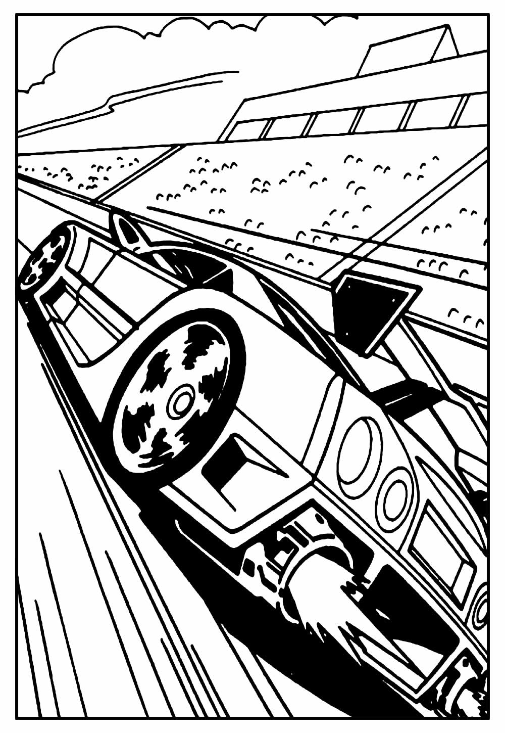 Carro De Corrida Desenho Para Colorir - Ultra Coloring Pages