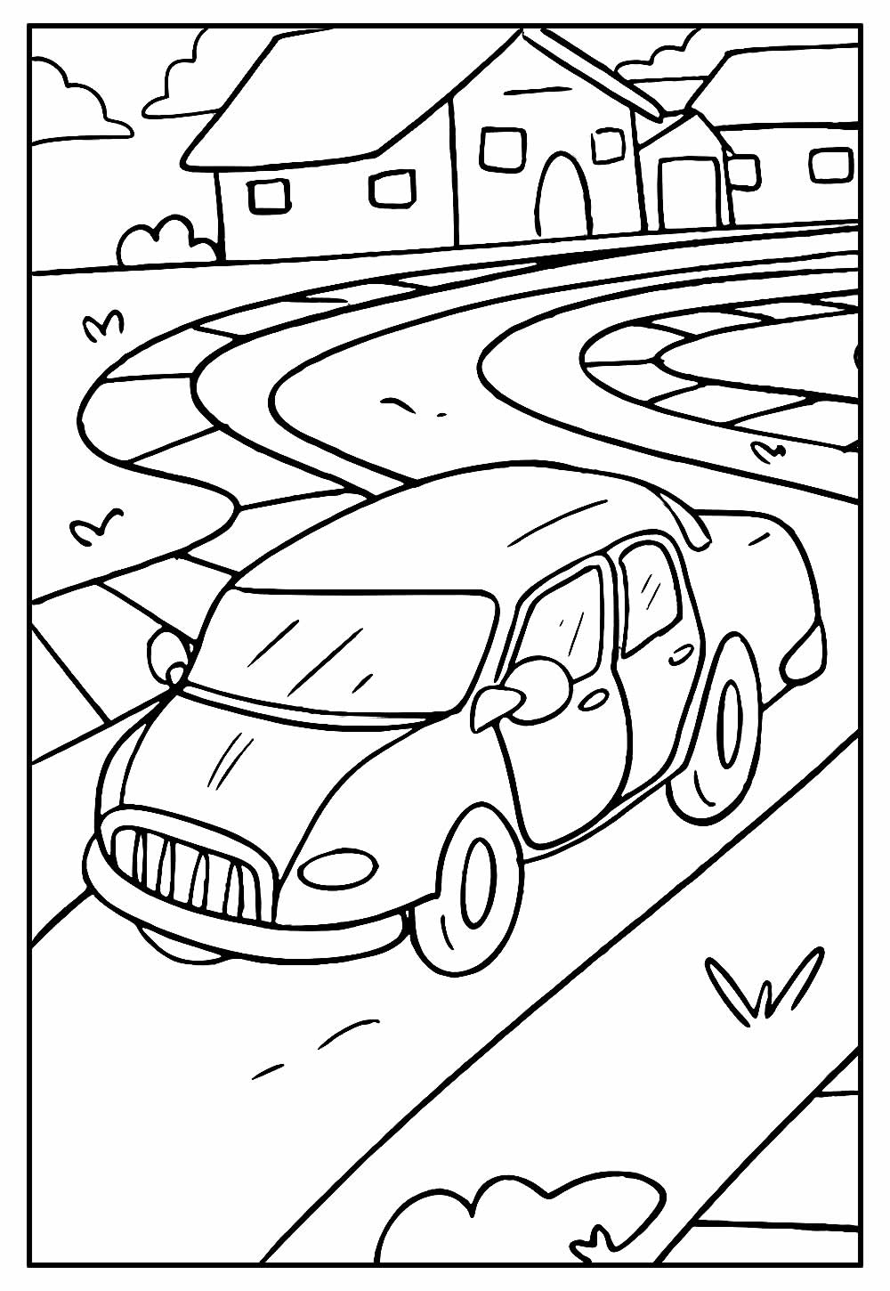 Desenhos para colorir - Carros para pintar  Carros para colorir, Carro  para pintar, Desenhos de carros