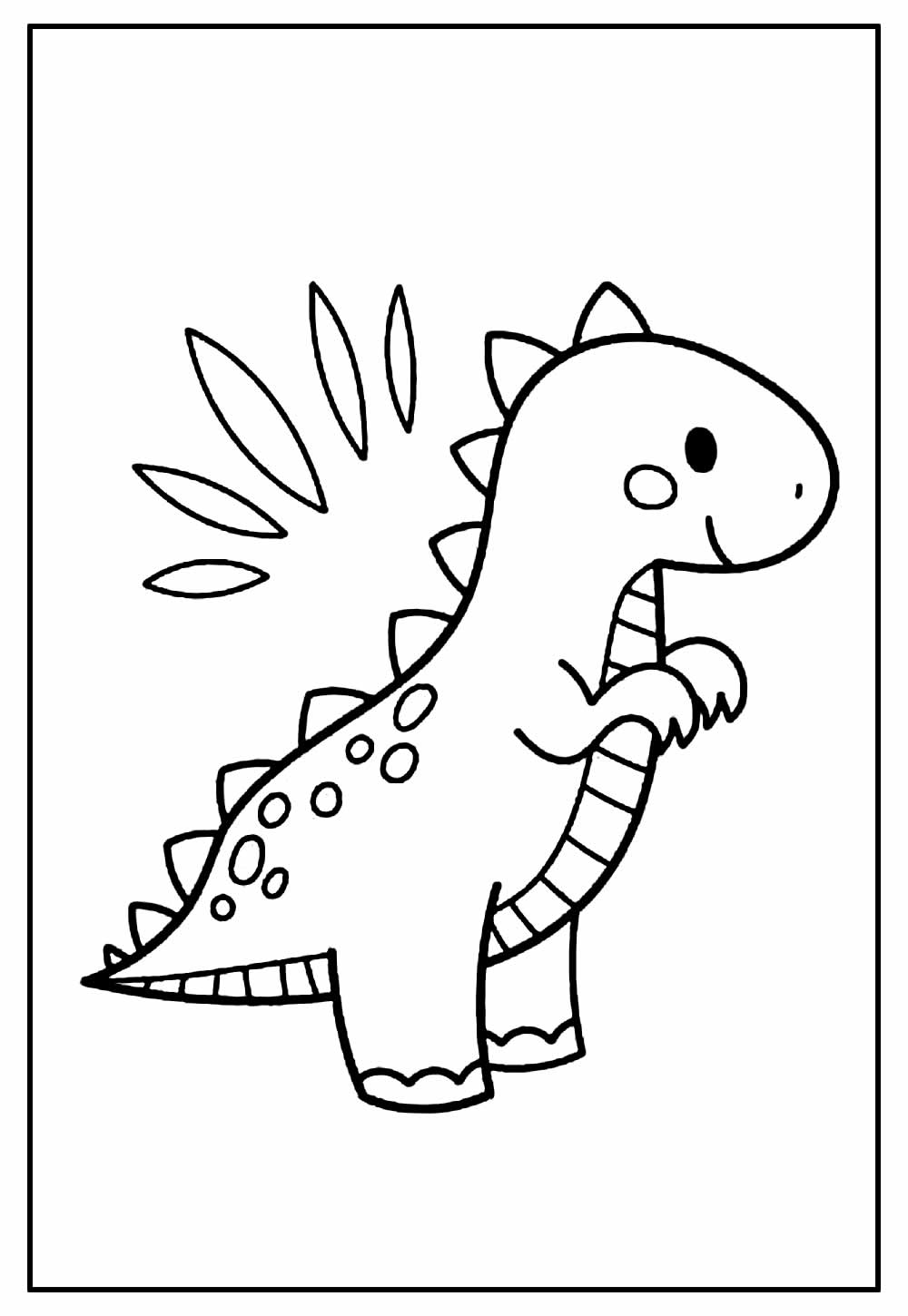 Desenhos de dinossauro para colorir, Como fazer em casa