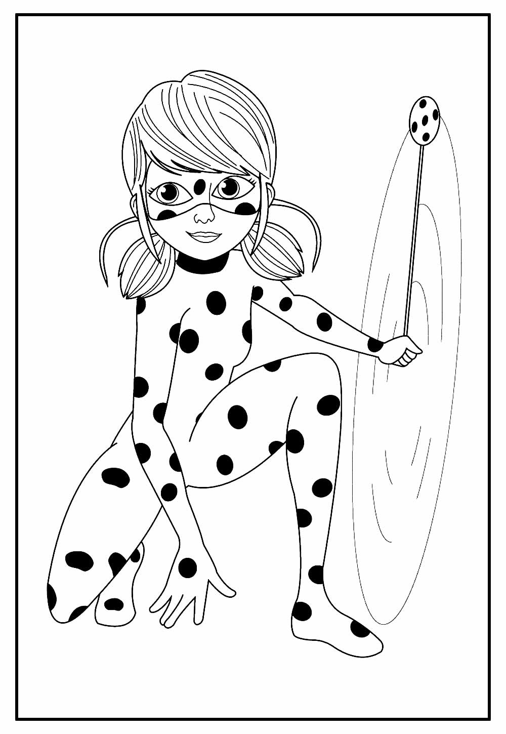 Desenhos de Ladybug para colorir - Como fazer em casa