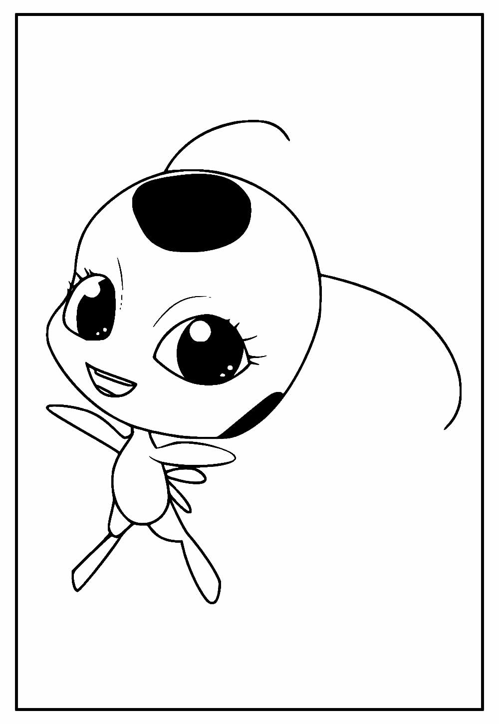 Desenhos para Colorir da Ladybug  Ladybug coloring page, Ladybug cartoon,  Free coloring pages