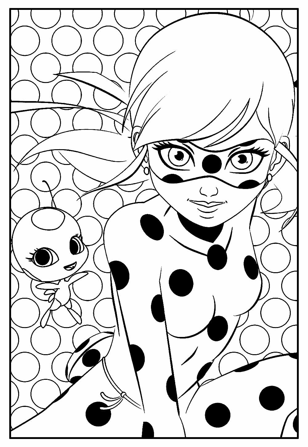 Desenho para colorir Miraculous Ladybug 6