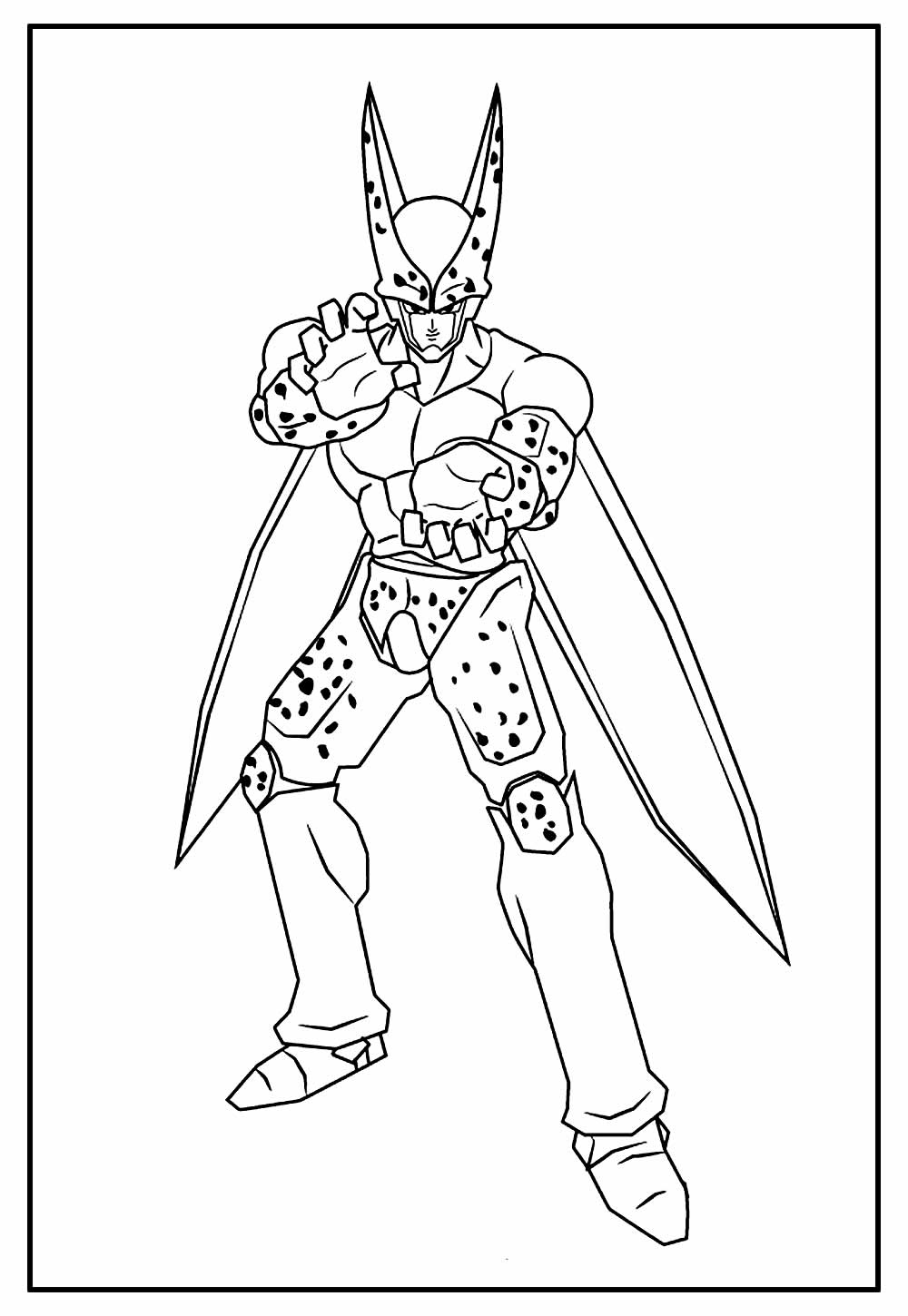Desenho de Dragon Ball Z para imprimir