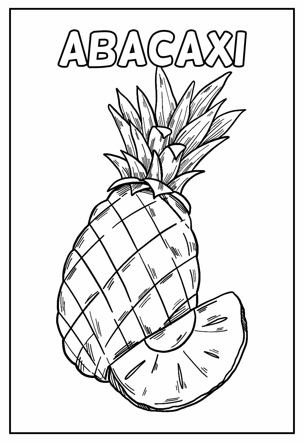 Desenhos de Banana para Colorir e Pintar - Tudo Para Colorir