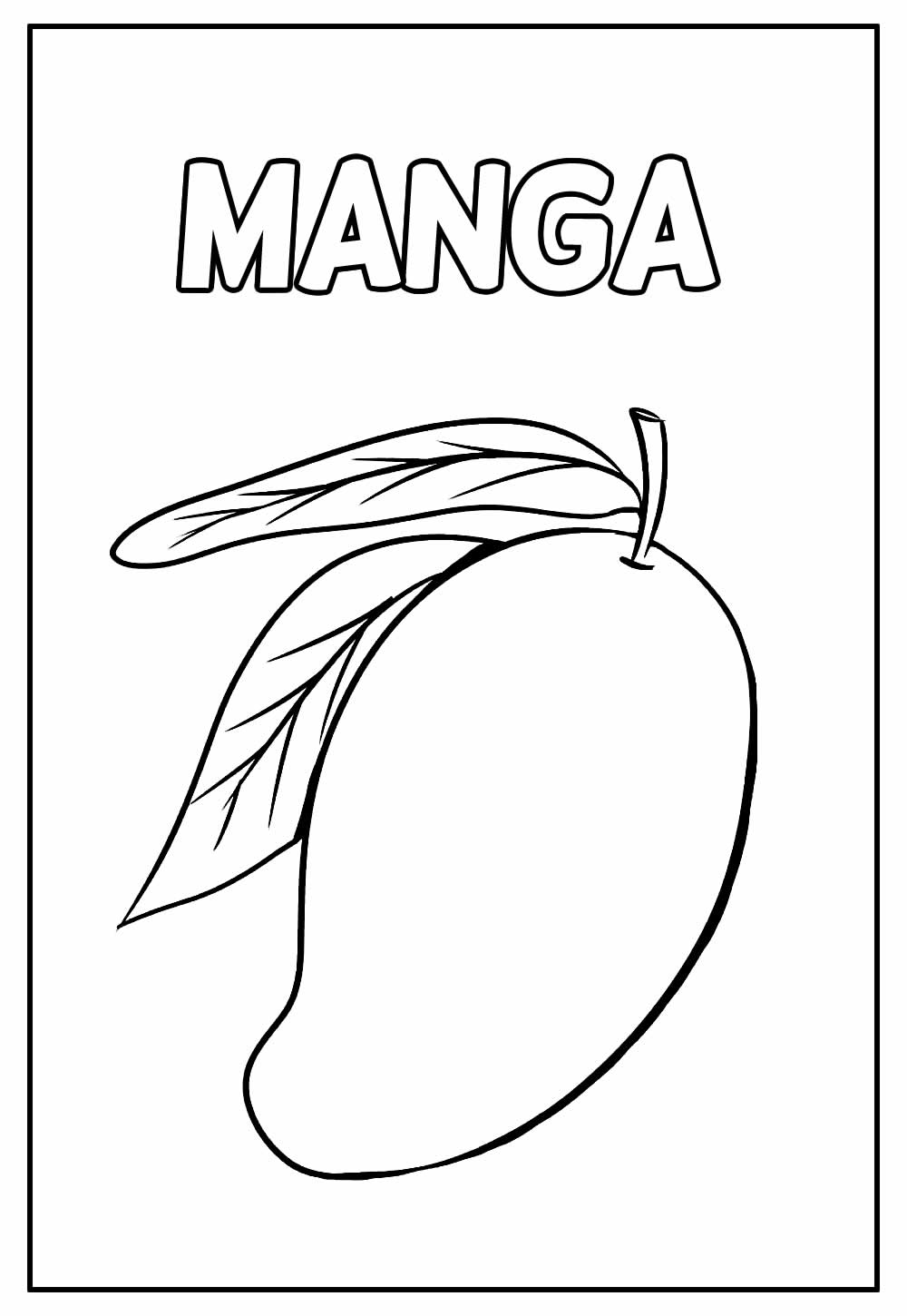 Banana para colorir - Imprimir Desenhos