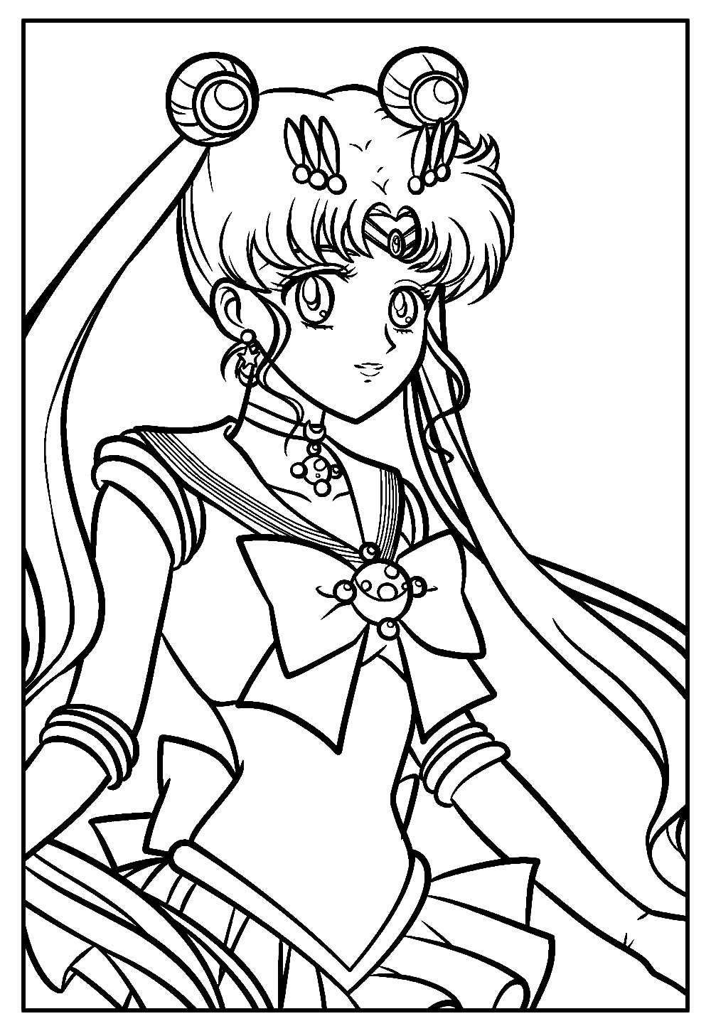 Sailor Moon para pintar