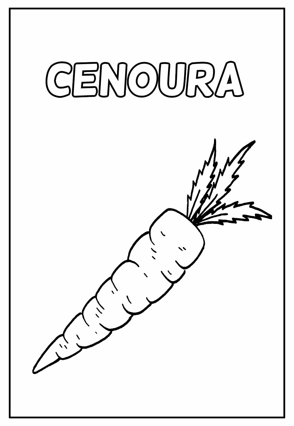 Desenho de frutas para colorir