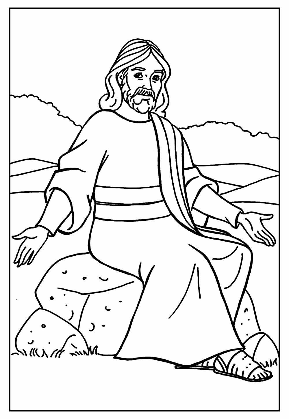 Desenhos para colorir de desenho do jesus cristo para colorir -pt