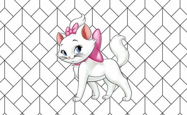 Desenhos da Gatinha Marie para colorir