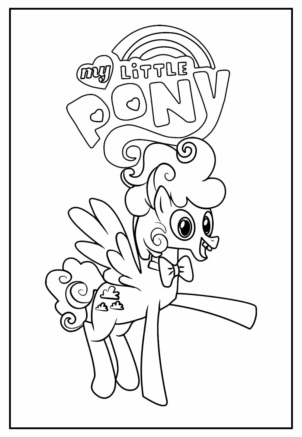 Desenhos de My Little Pony para colorir, jogos de pintar e imprimir