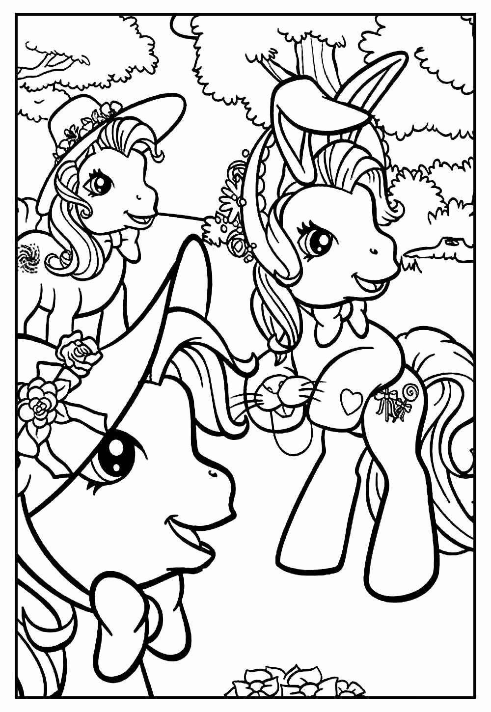 my little pony para colorir 13 –  – Desenhos para Colorir