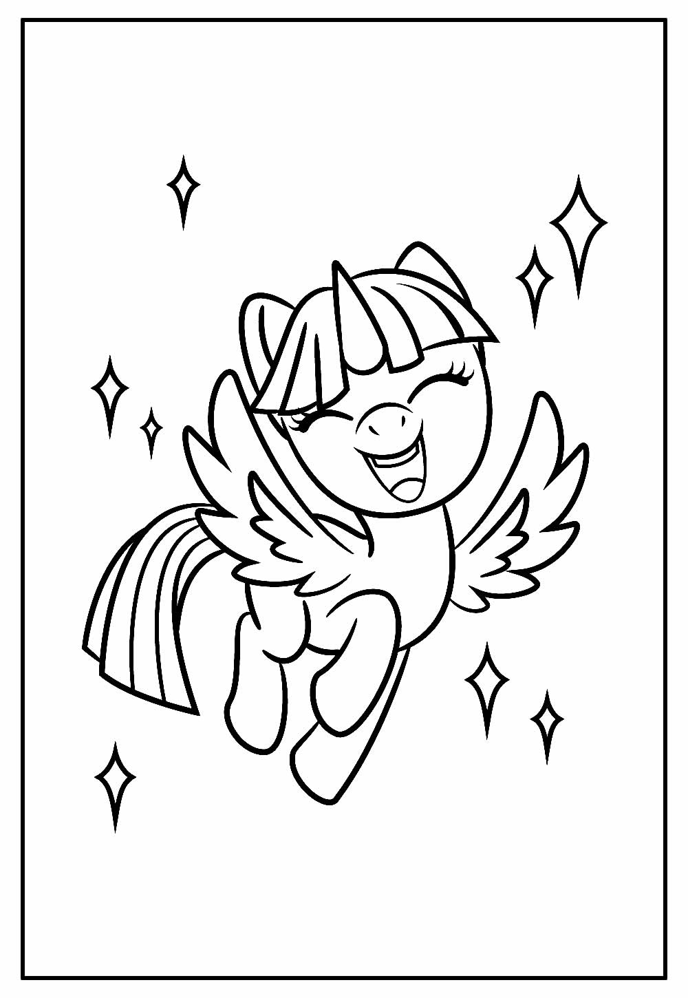 Desenhos de MY LITTLE PONY para colorir - Desenhos para colorir