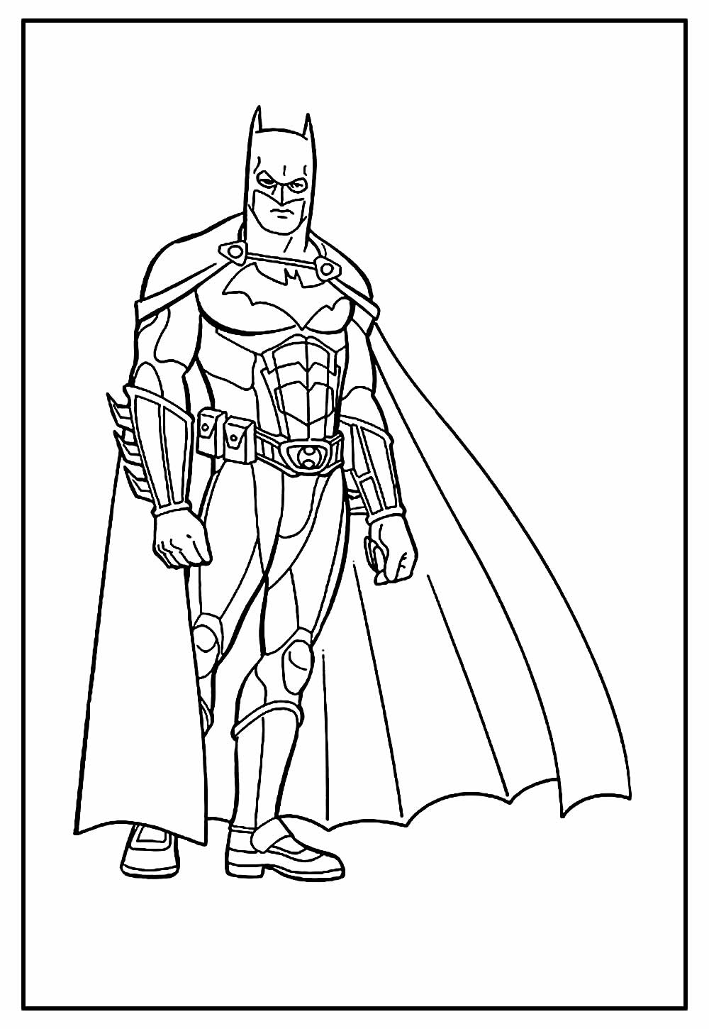 Desenho do Batman para colorir