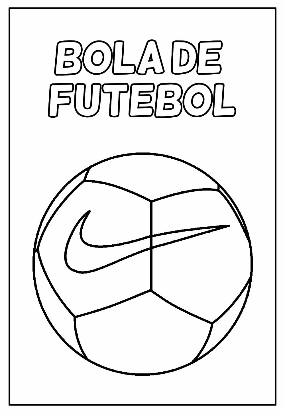 Desenho de Futebol para Colorir - Colorir.com