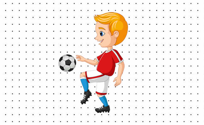 Desenho de Jogar futebol para Colorir - Colorir.com