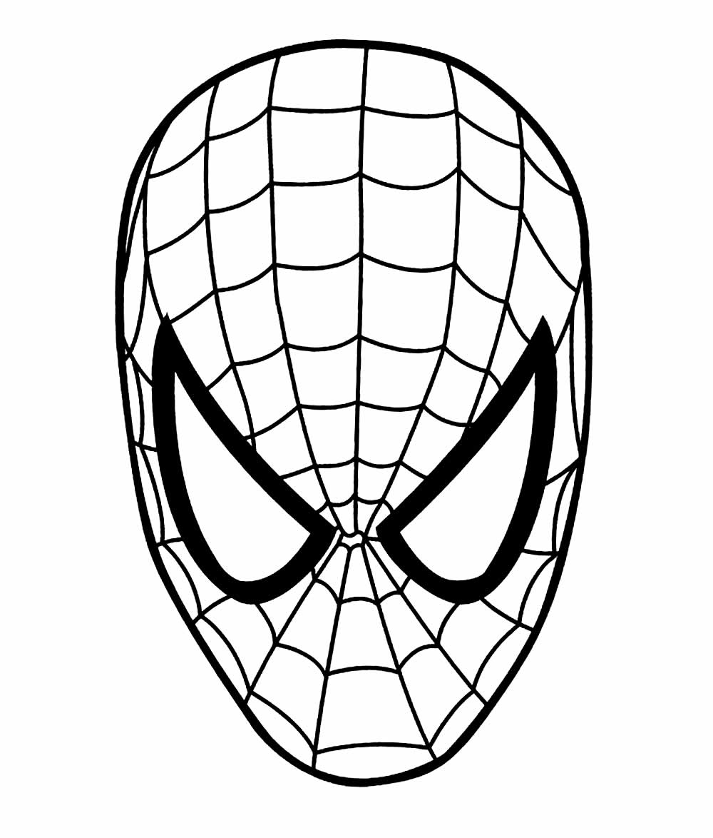 Desenhos Para Pintar e Colorir Homem Aranha - Imprimir Desenho 011