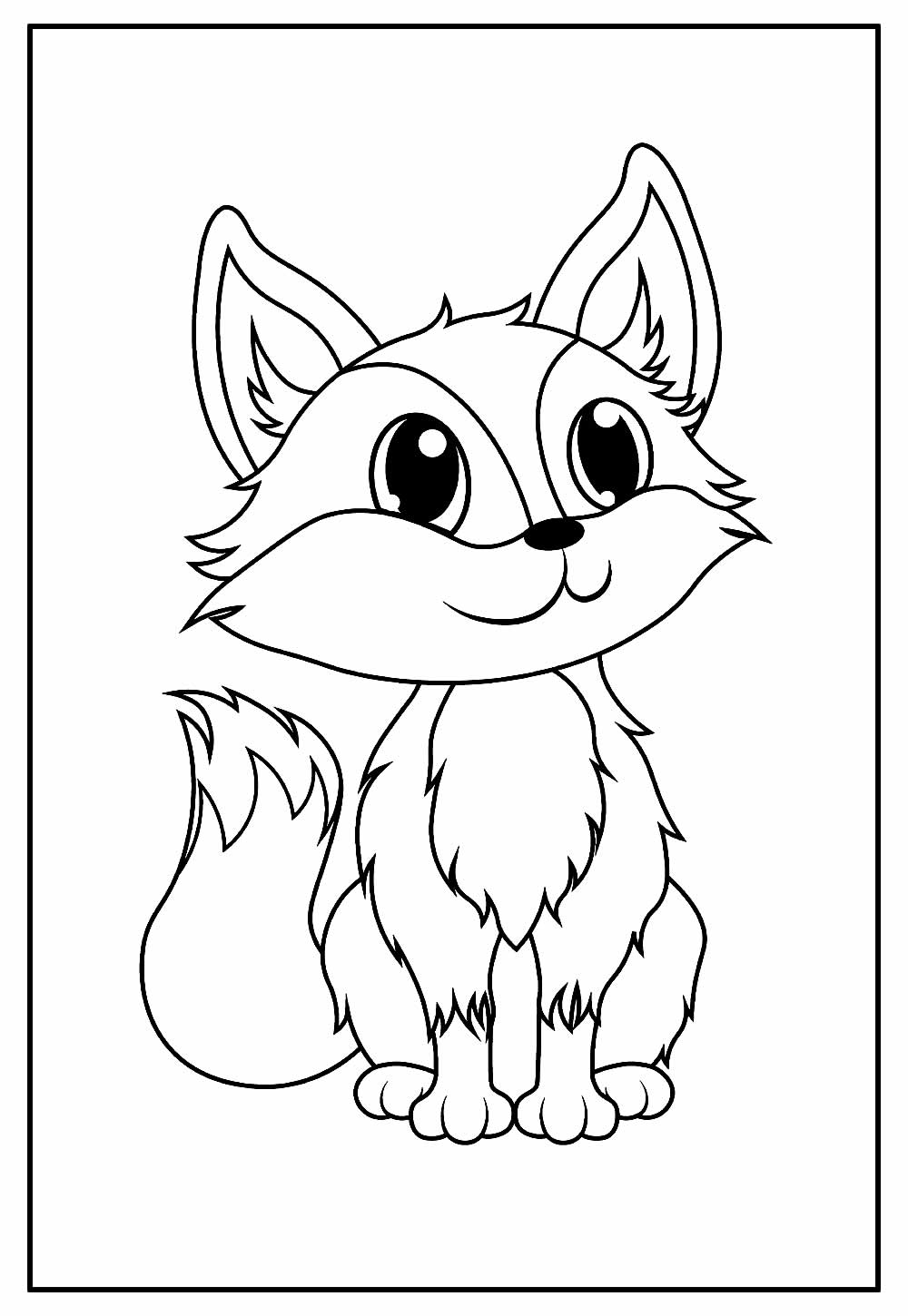 Desenhos para colorir gratuitos de Raposas para baixar - Raposas - Coloring  Pages for Adults