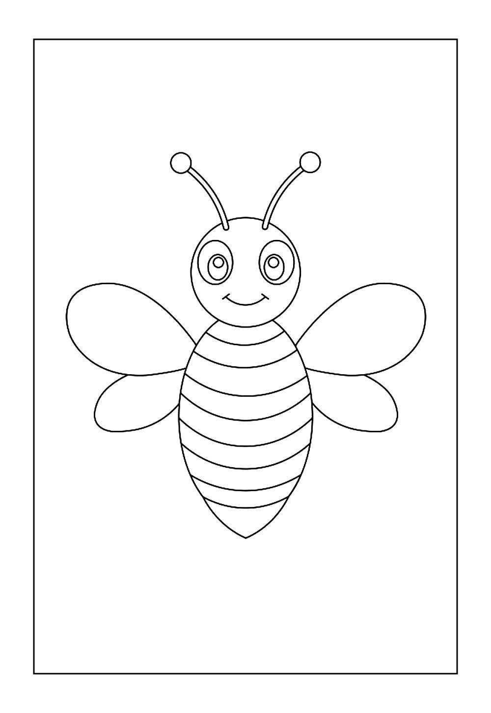 Abelhinha para pintar