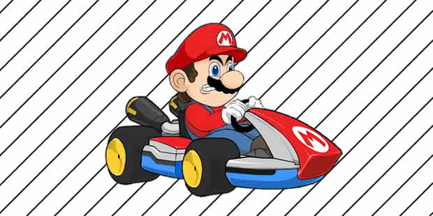 Desenhos de Mario Kart para imprimir
