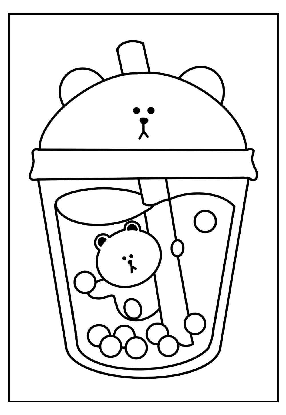 Desenho Kawaii Colorir