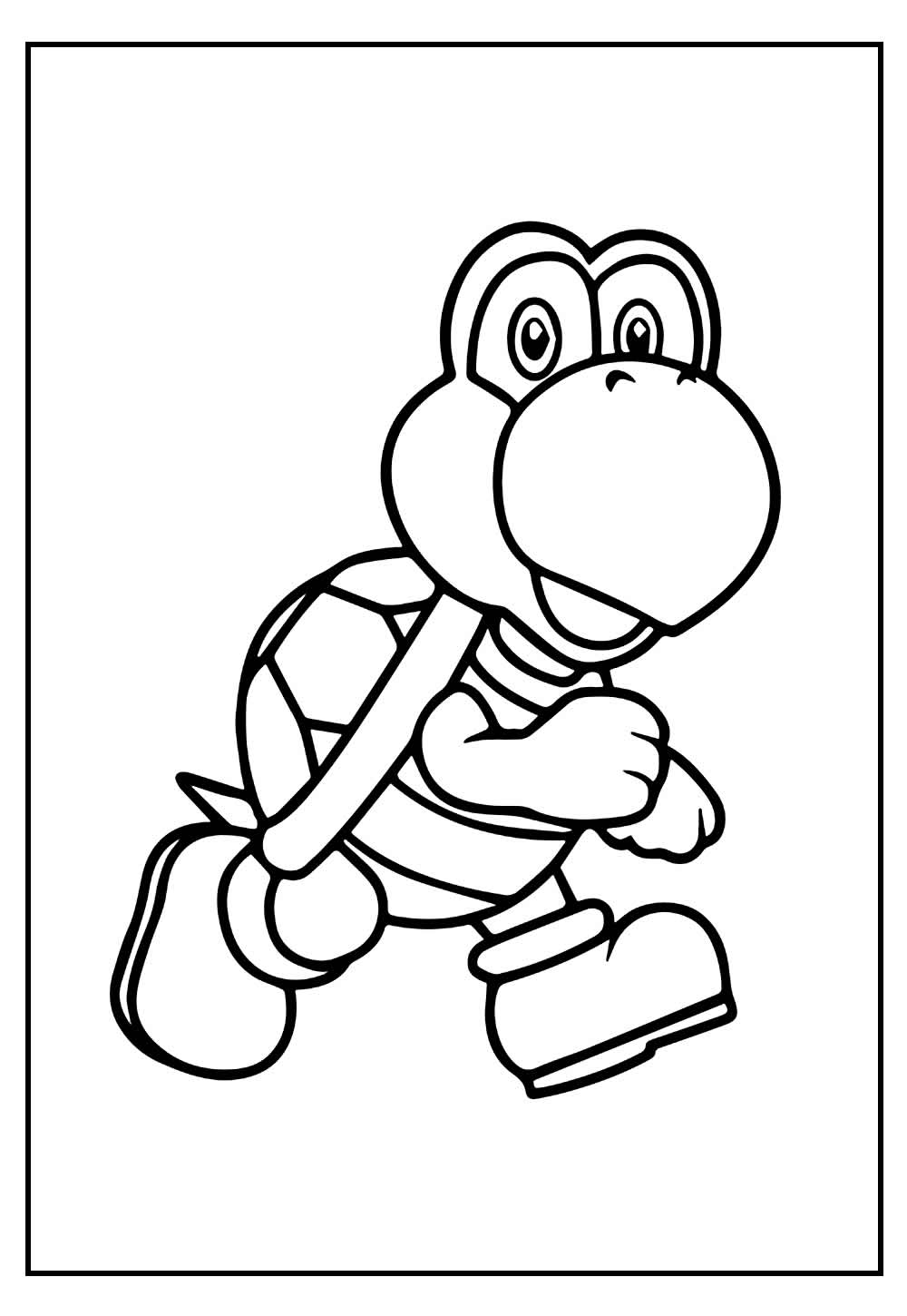 Mario Bros Colorir Yoshi