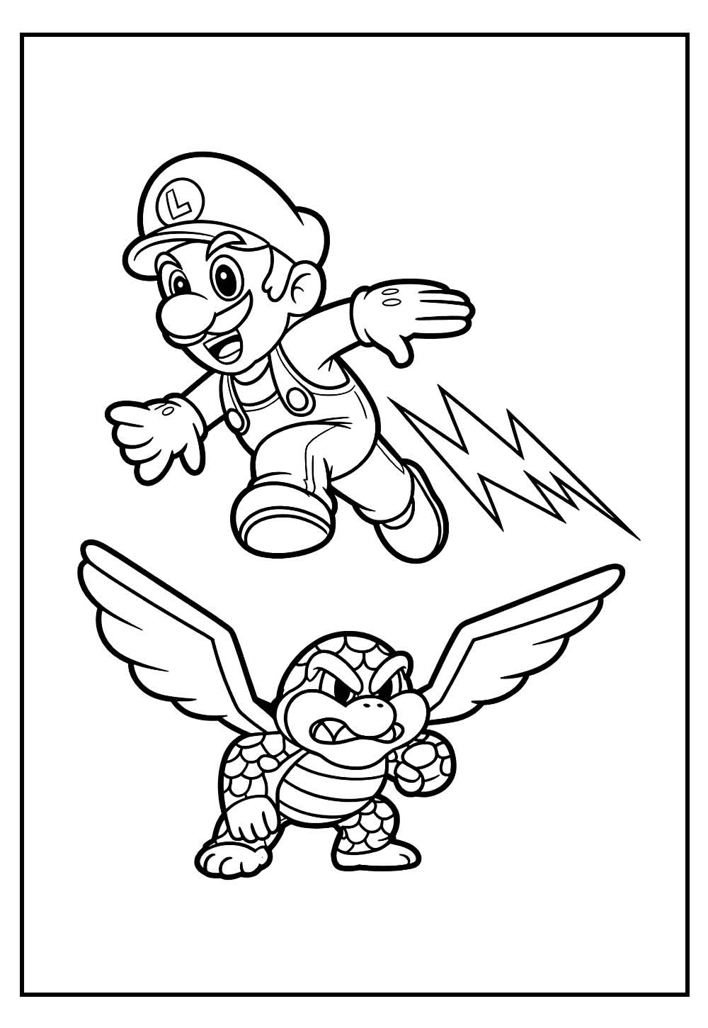 Mario Bros Colorir