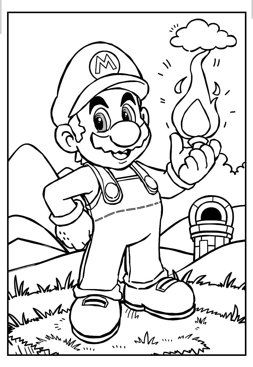 Mario Bros Colorir e Pintar