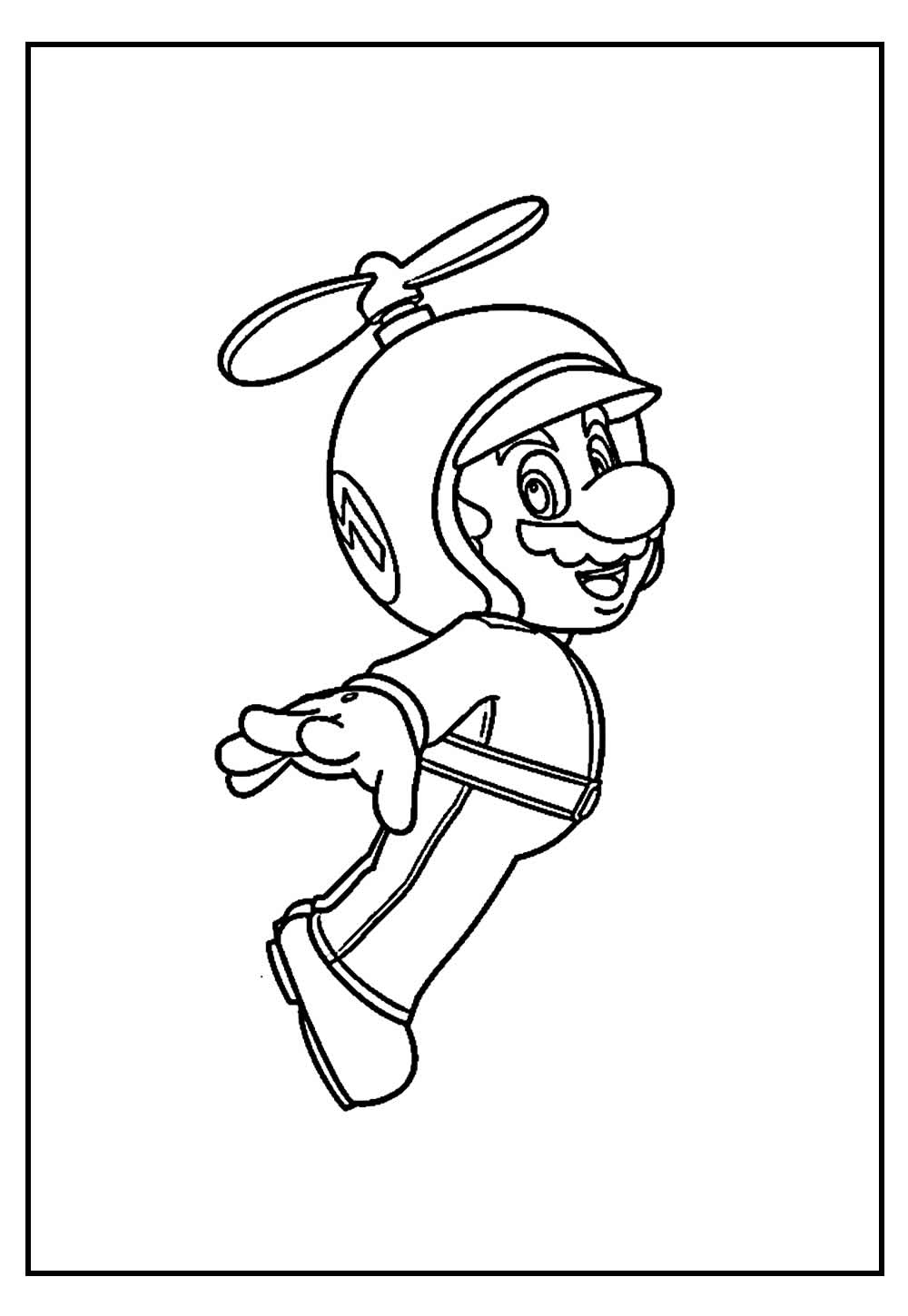 Desenho Mario Bros Colorir