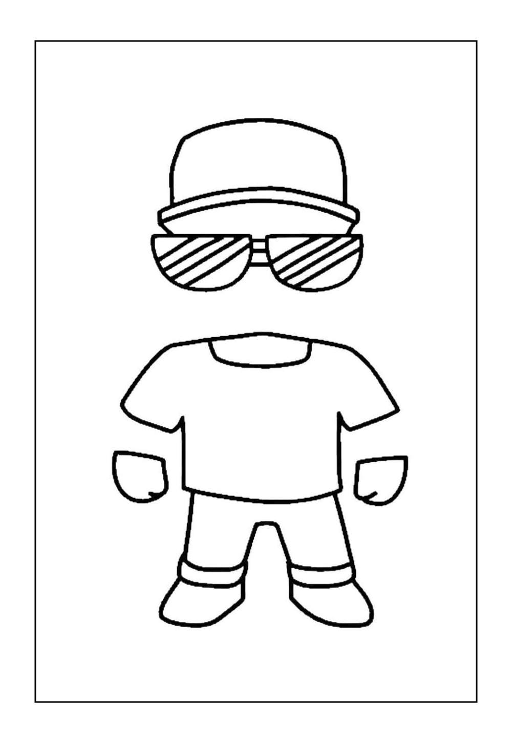 Desenho de Stumble Guys para imprimir e pintar