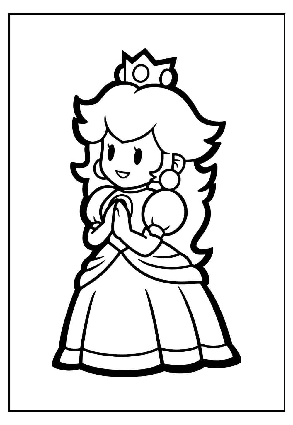 Desenho Princesa Peach