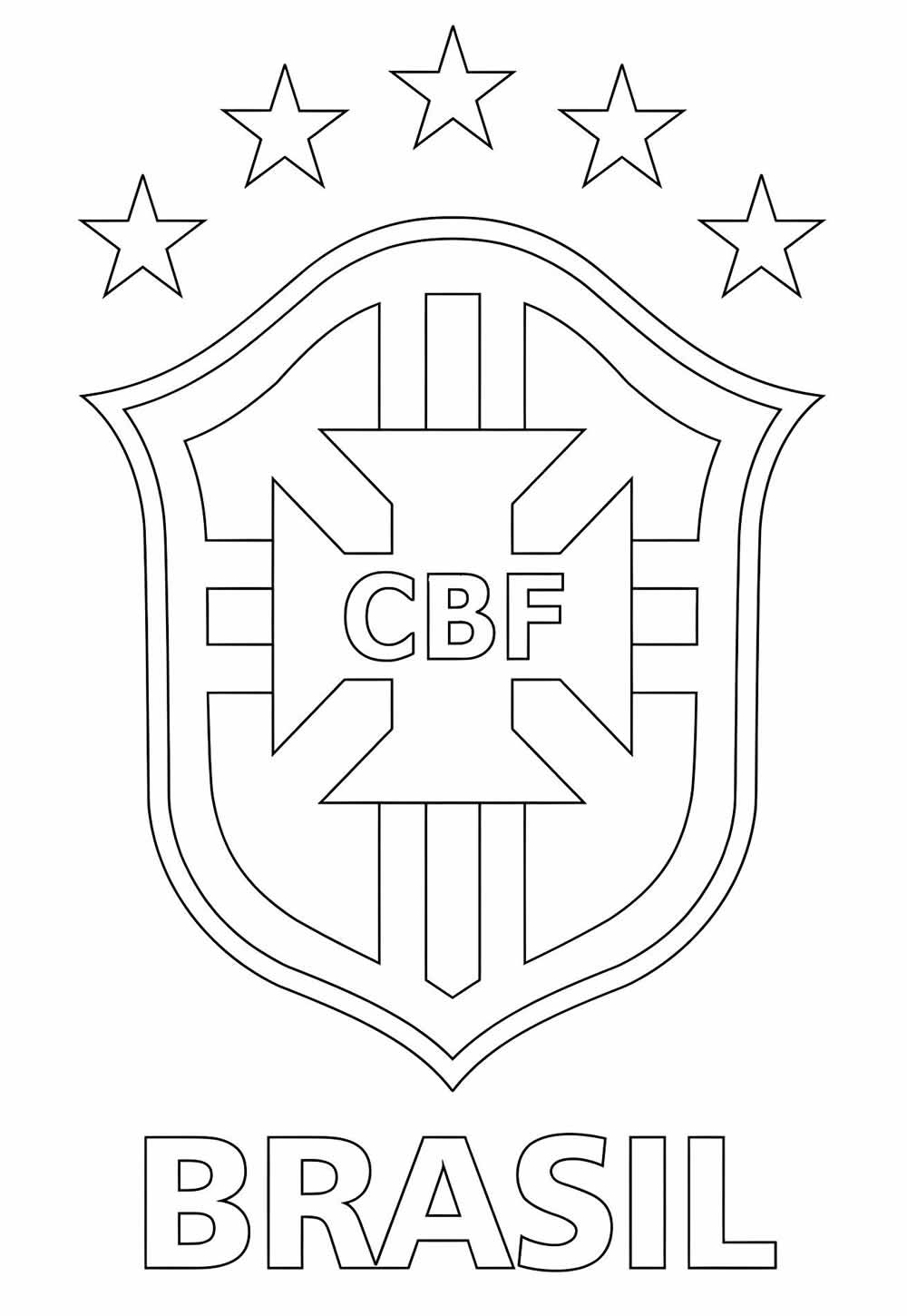 Desenho CBF Brasil