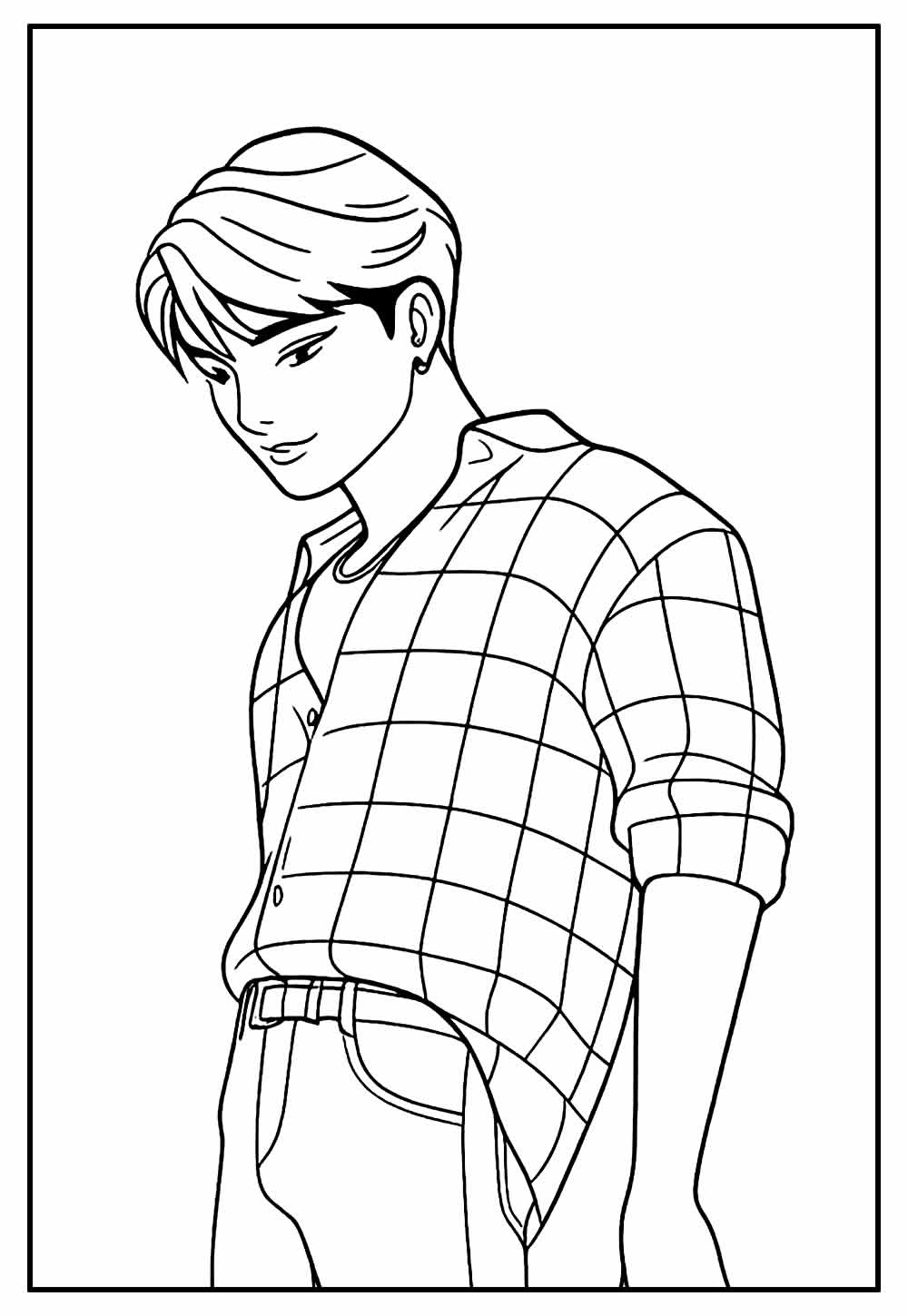 Desenho Guerreiras do K-Pop - Jinu