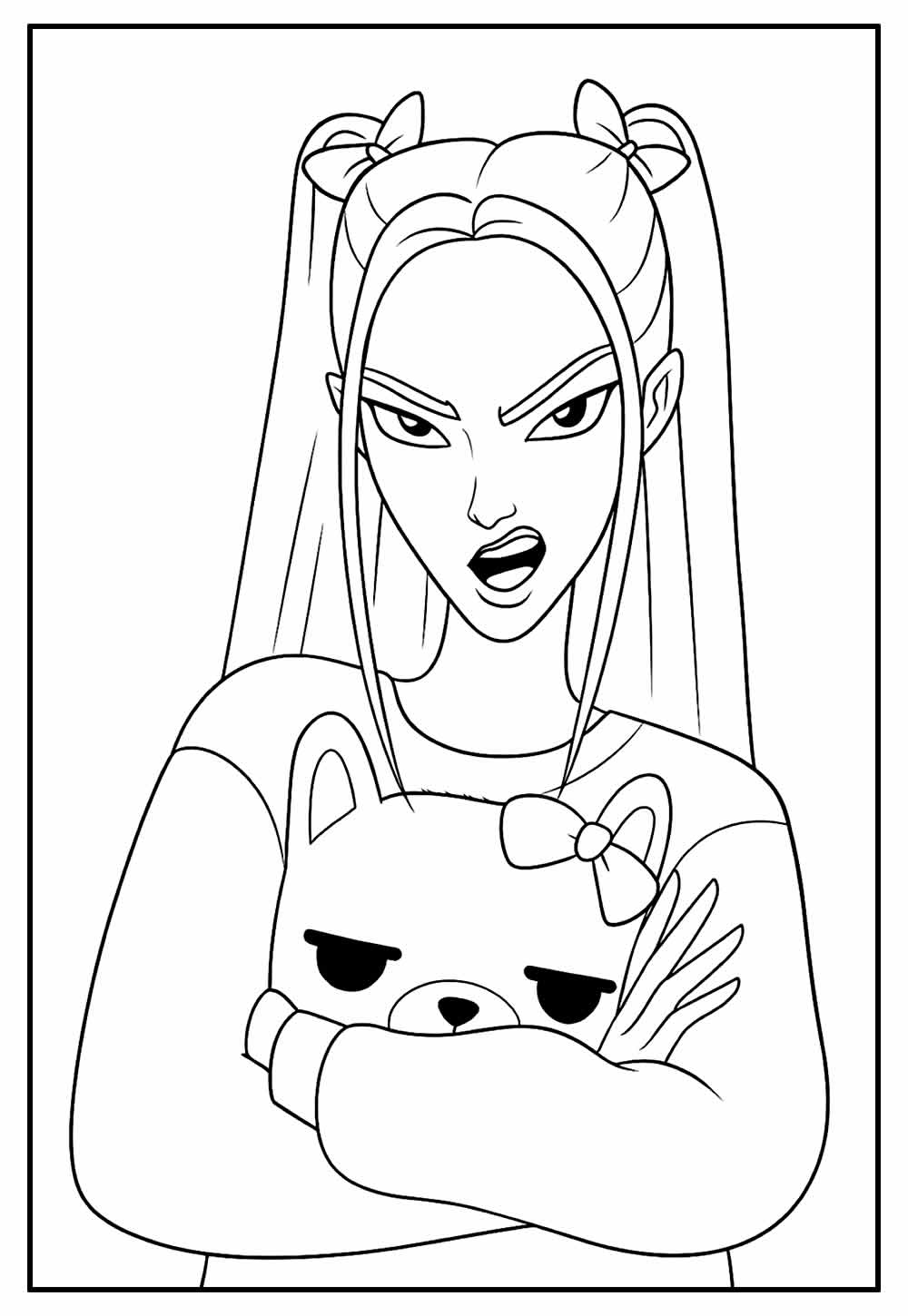 Desenho Guerreiras do K-Pop