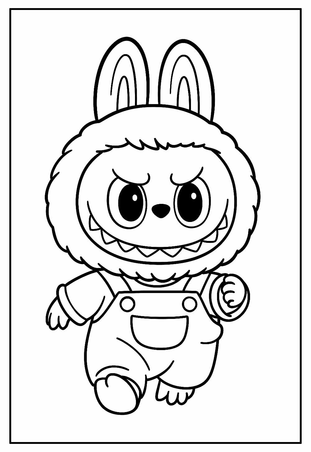 Labubu para colorir