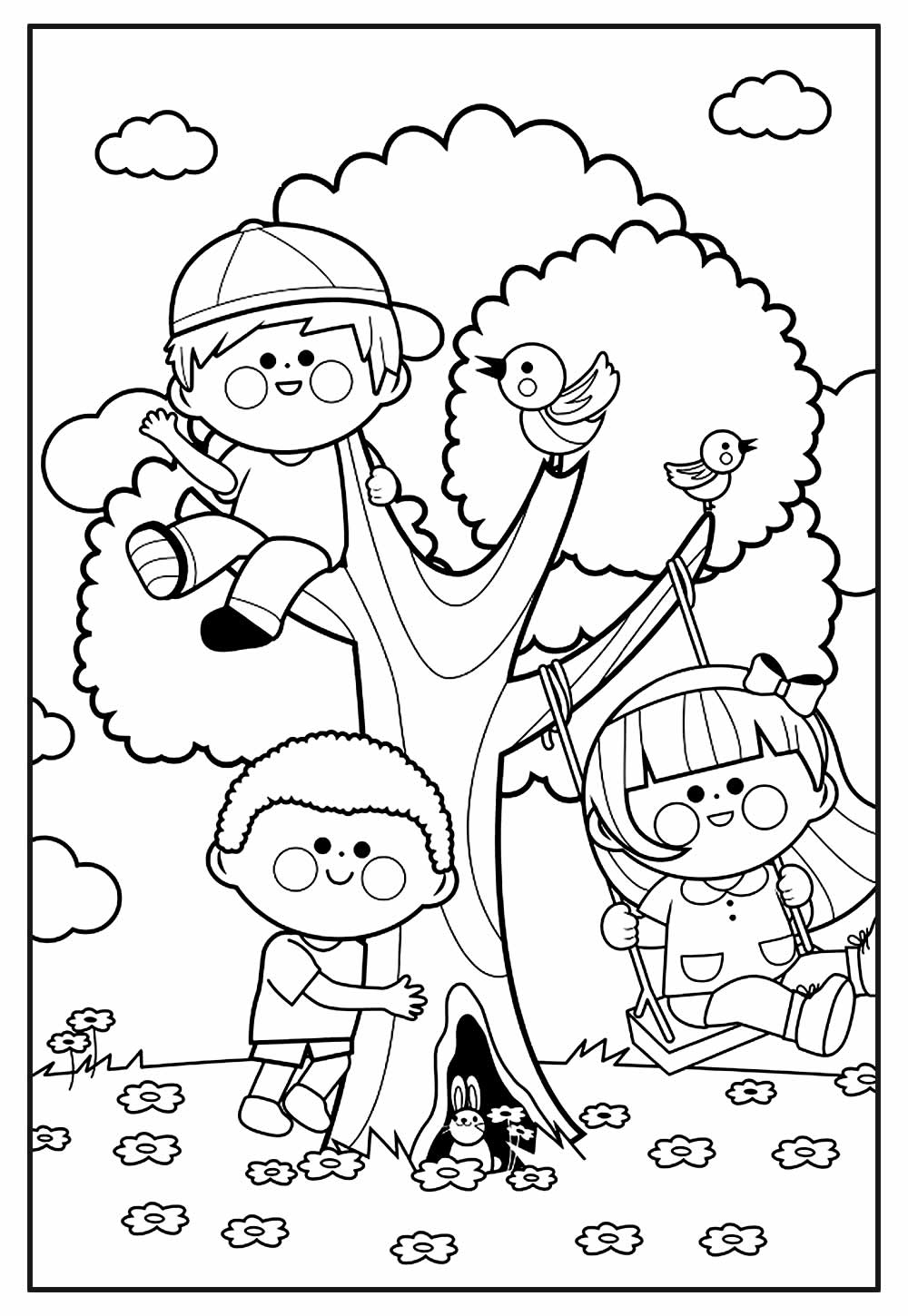 Desenho para colorir de Natureza
