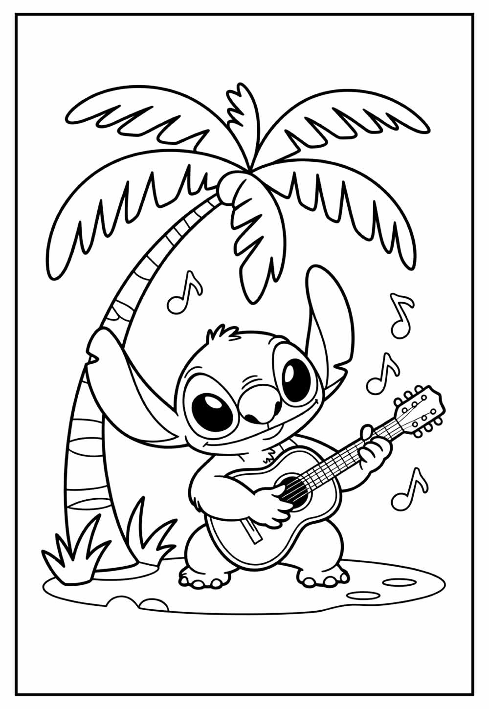 Desenho de Stitch